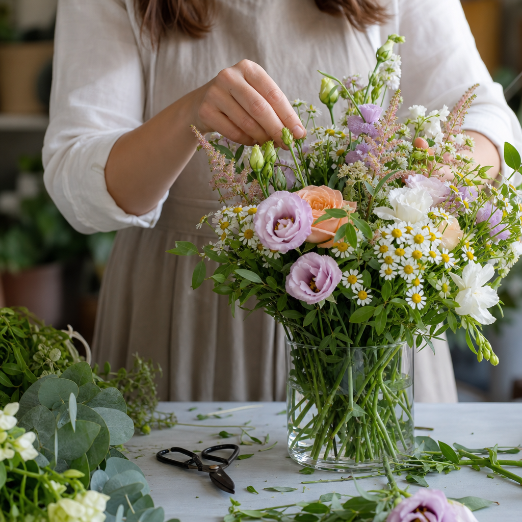 aranjament aroma gradinii - Aroma Grădinii: Cum Să Creezi un Aranjament Floral Plin de Prospețime - Florarie Online Bragadiru | Livrare Flori Bucuresti - imagine explicativă