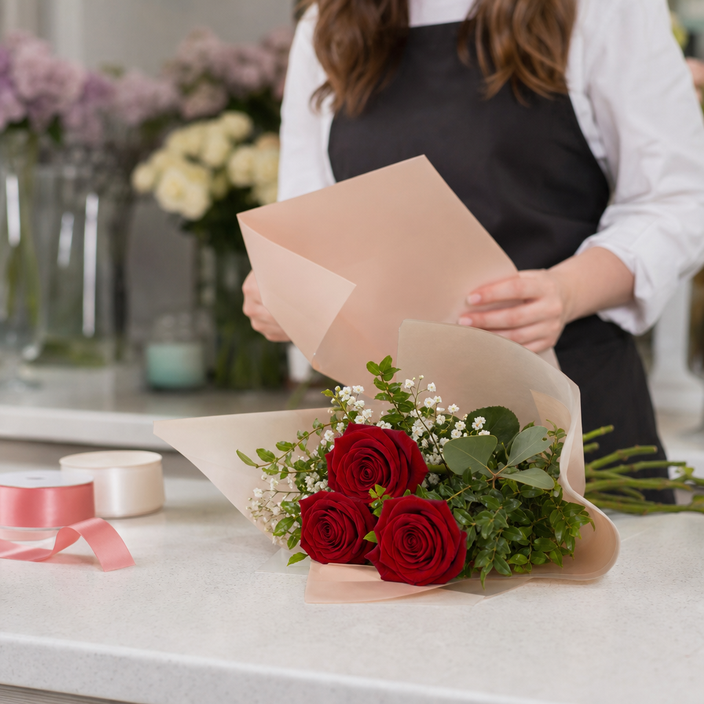 buchet 3 trandafiri pret - Buchet cu 3 trandafiri: ce include prețul și cum alegi varianta potrivită - Florarie Online Bragadiru | Livrare Flori Bucuresti