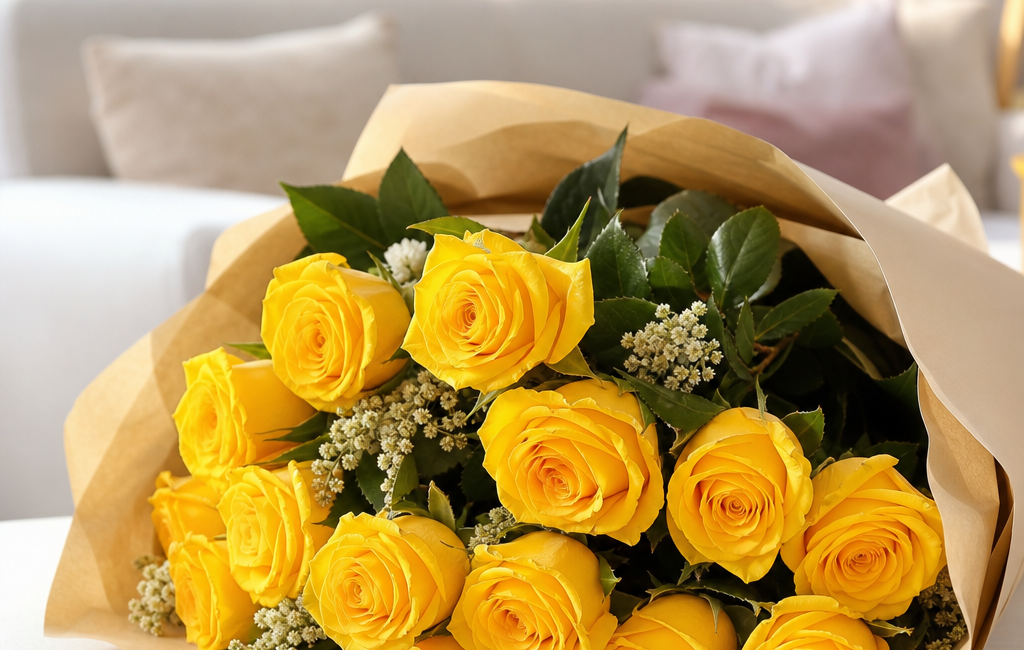 trandafiri galbeni - Ocazii potrivite pentru trandafiri galbeni - Florarie Online Bragadiru | Livrare Flori Bucuresti